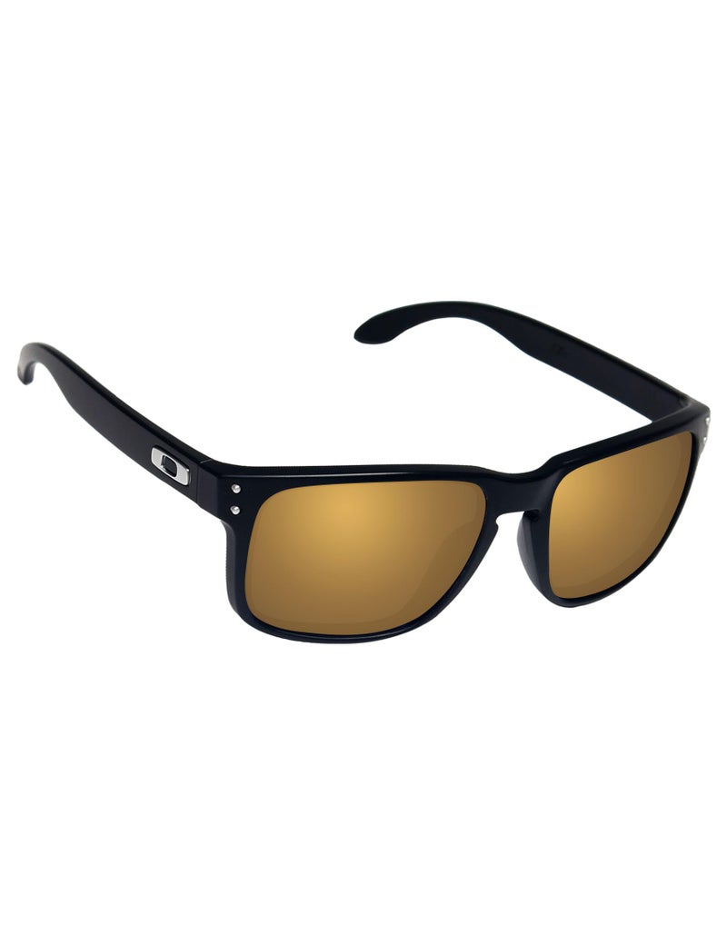 Alphax عدسات بديلة مرآة ذهبية مستقطبة Alphax Flare لنظارات Oakley Holbrook OO9102 الشمسية - Image 3